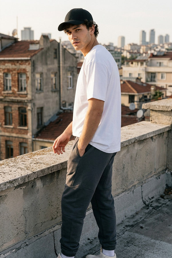 Erkek Antrasit Eşofman Alt