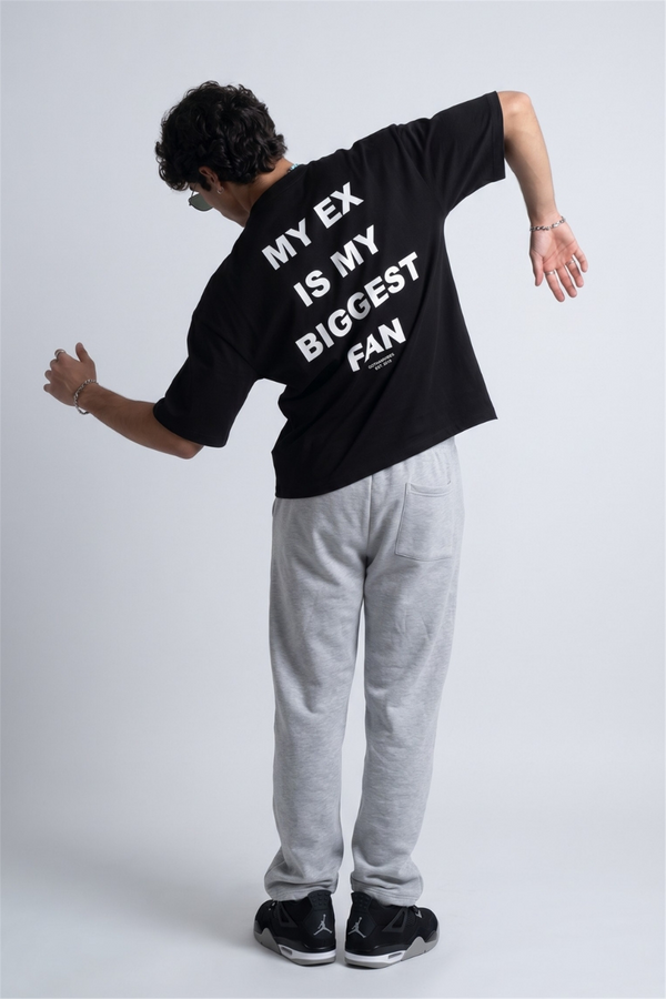 Boxy Ex Siyah Premium T-Shirt
