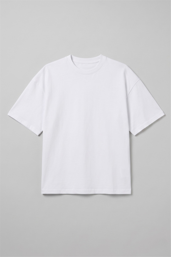 Boxy Star Beyaz Premium T-Shirt