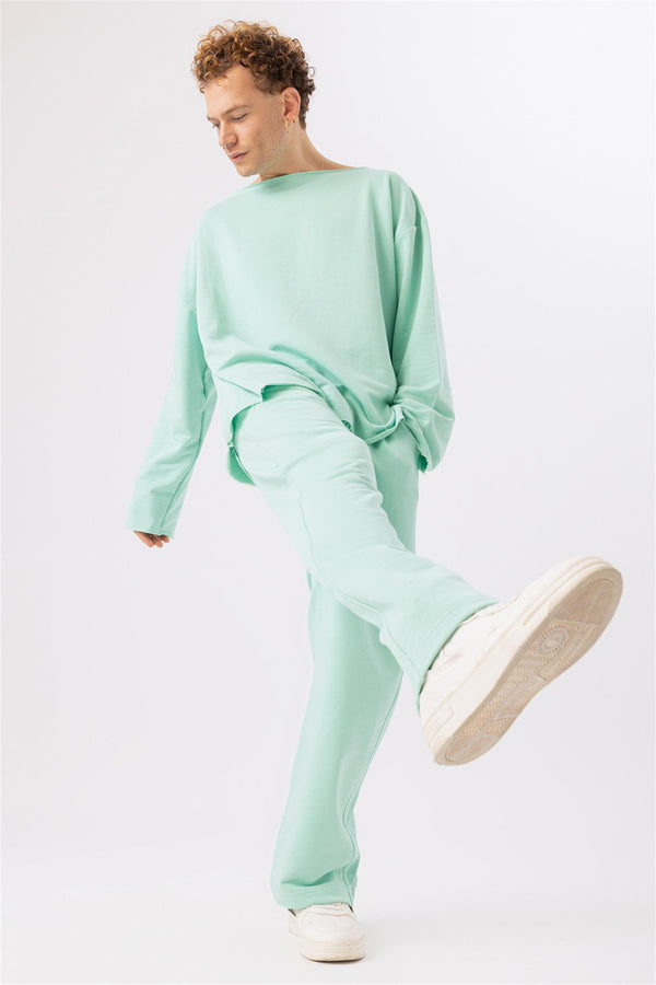 Erkek Calm Mint Bol Paça Eşofman Altı