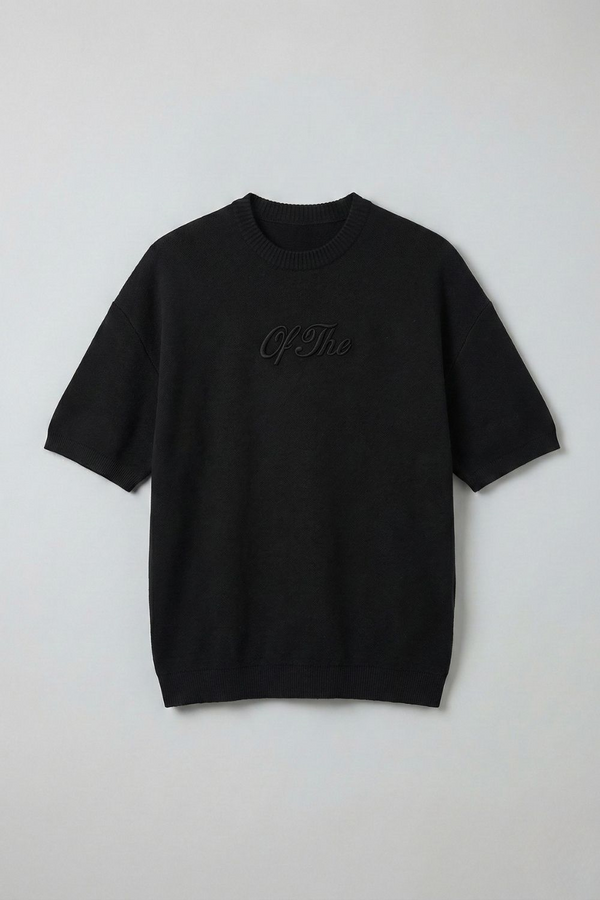 Erkek Of The Siyah Triko T-Shirt