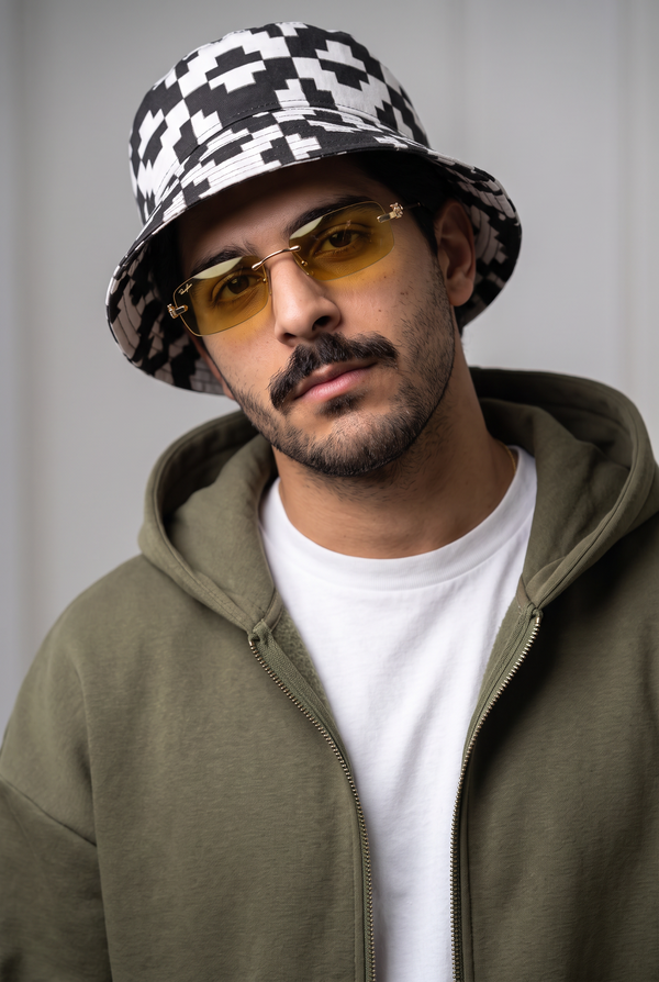 Erkek Chill Oversize Haki Zip Sweatshirt