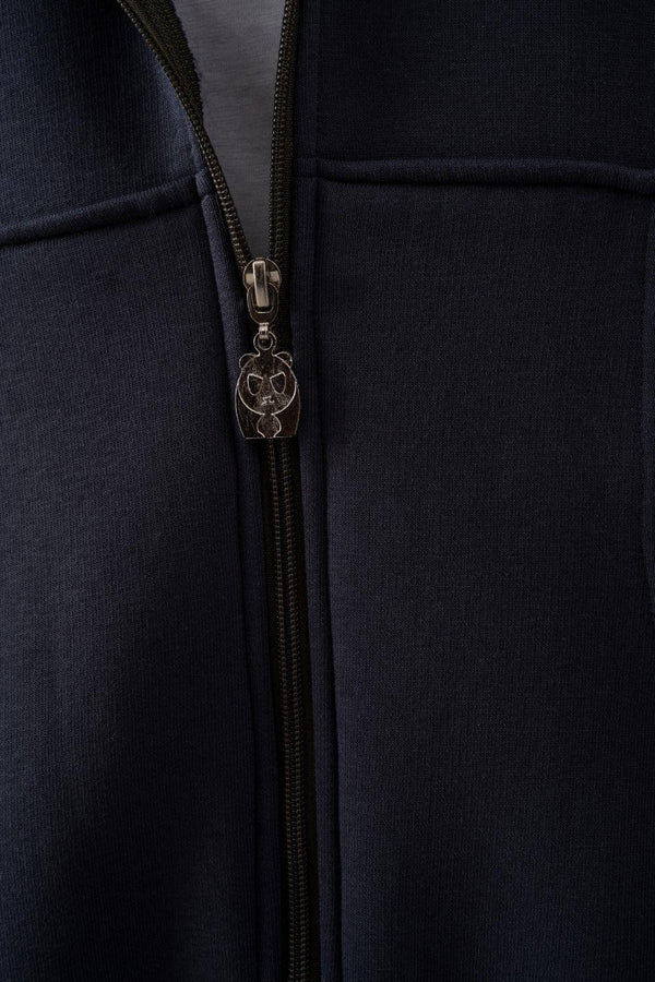 Kadın Chill Oversize Antrasit Fermuarlı Sweatshirt