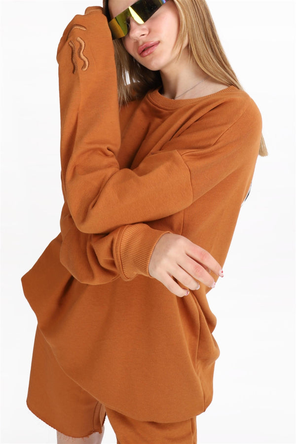 Kadın Reincarnation Oversize Tarc¸ın Sweatshirt