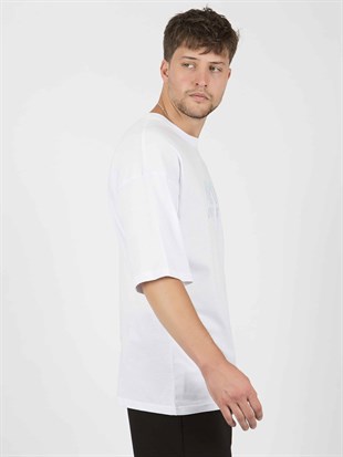 Erkek Chill Beyaz T-Shirt