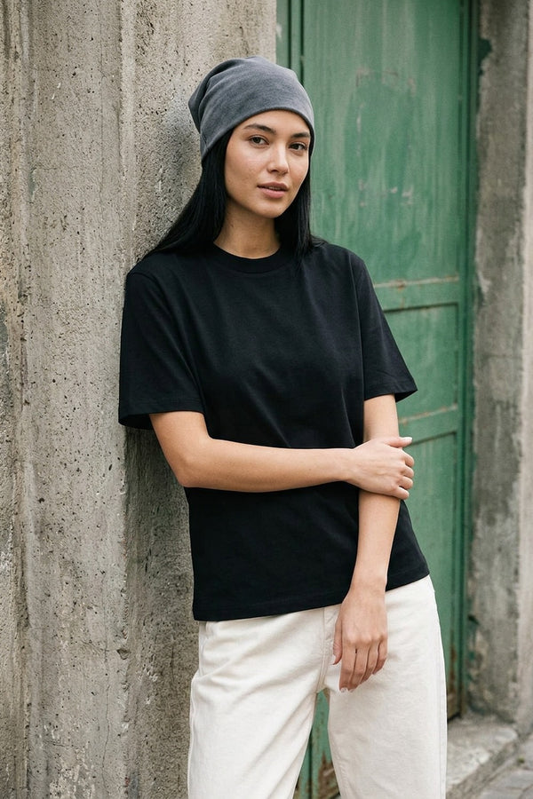Kadın Basic Siyah T-Shirt