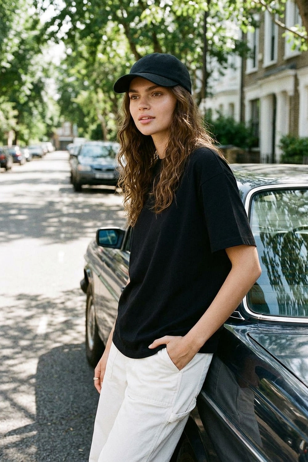 Kadın Timeless Oversize Siyah T-Shirt