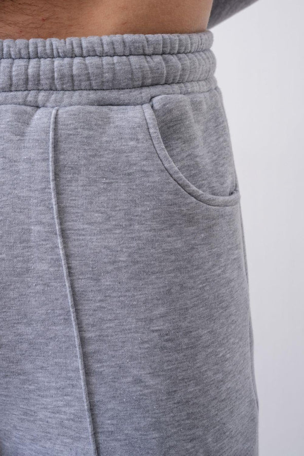 Erkek Baggy Chill Gri Eşofman Altı