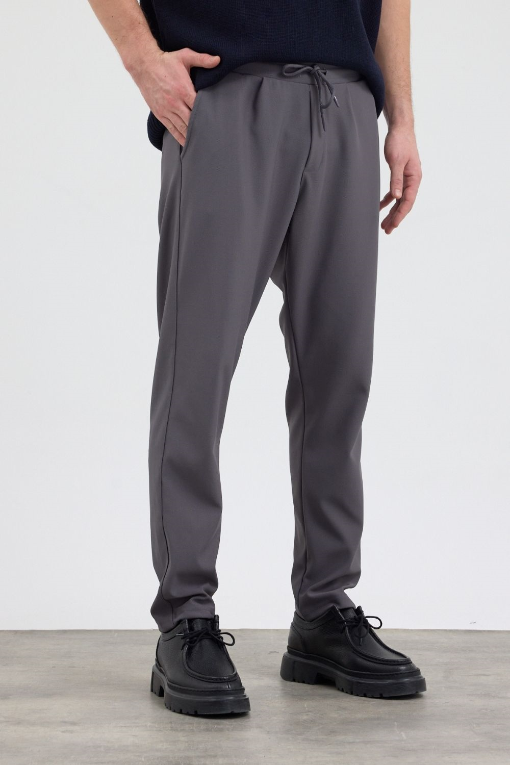 Erkek Boru Paça Füme Jogger Pantolon