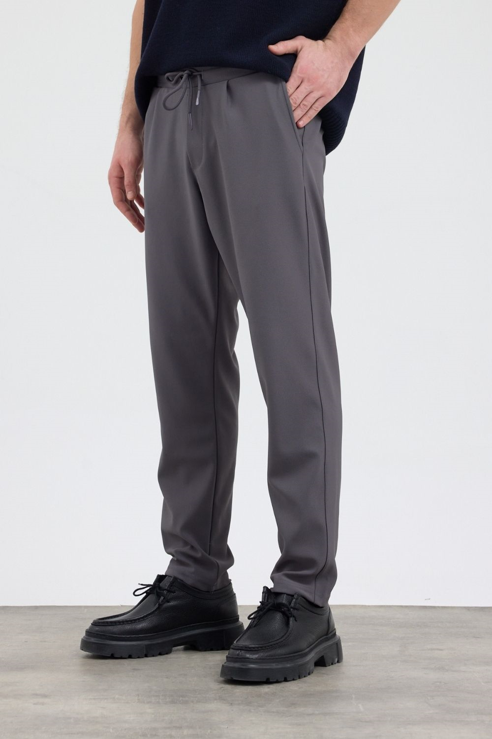 Erkek Boru Paça Füme Jogger Pantolon