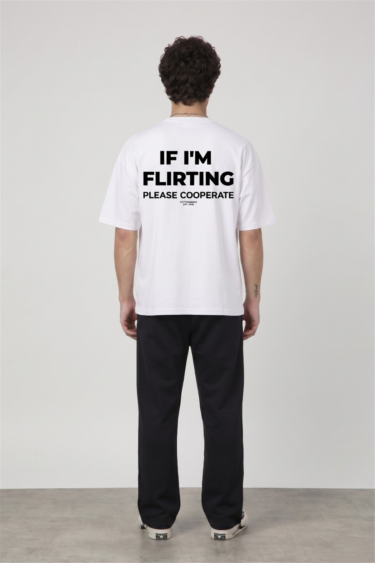 Boxy Cooperate Beyaz Premium T-Shirt