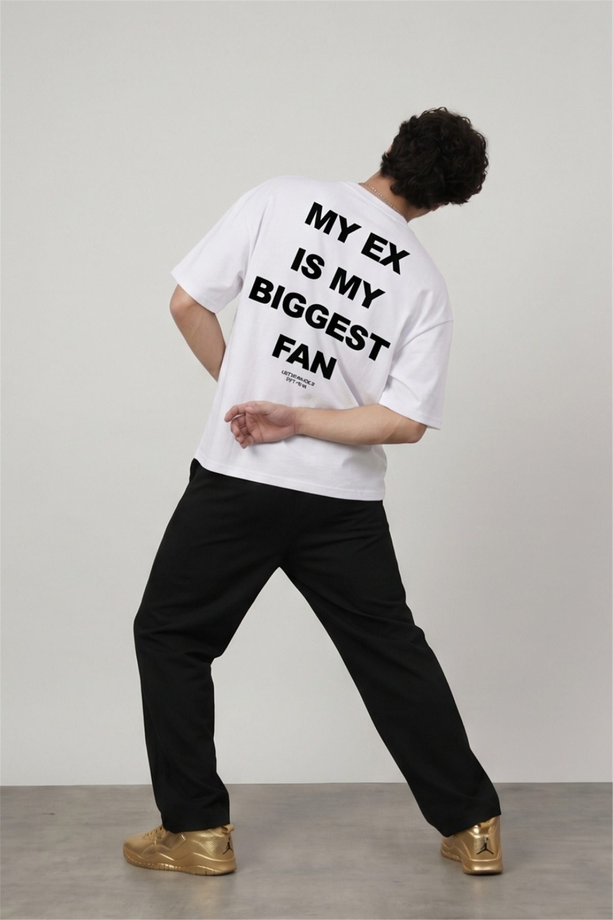 Boxy Ex Beyaz Premium T-Shirt