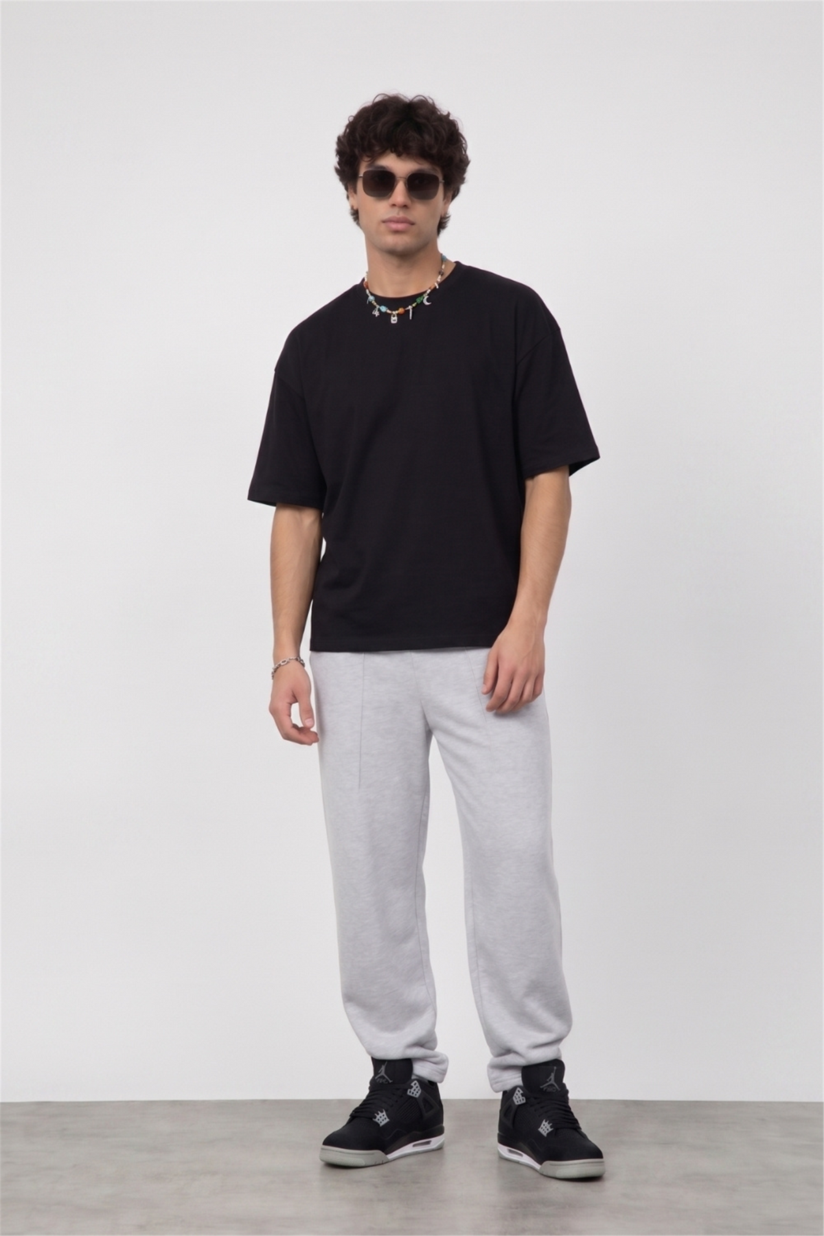 Boxy Ex Siyah Premium T-Shirt