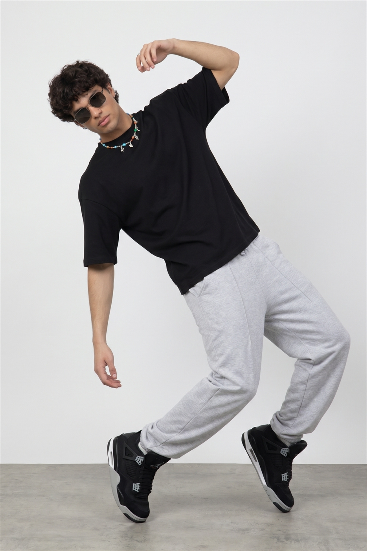Boxy Ex Siyah Premium T-Shirt