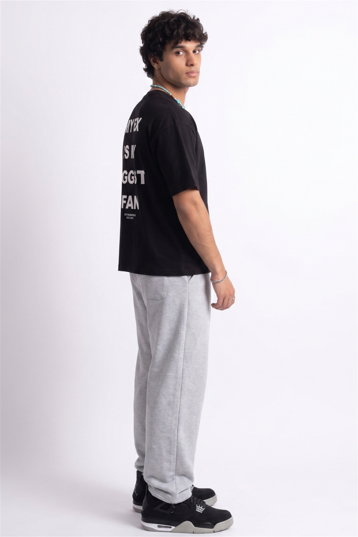 Boxy Ex Siyah Premium T-Shirt