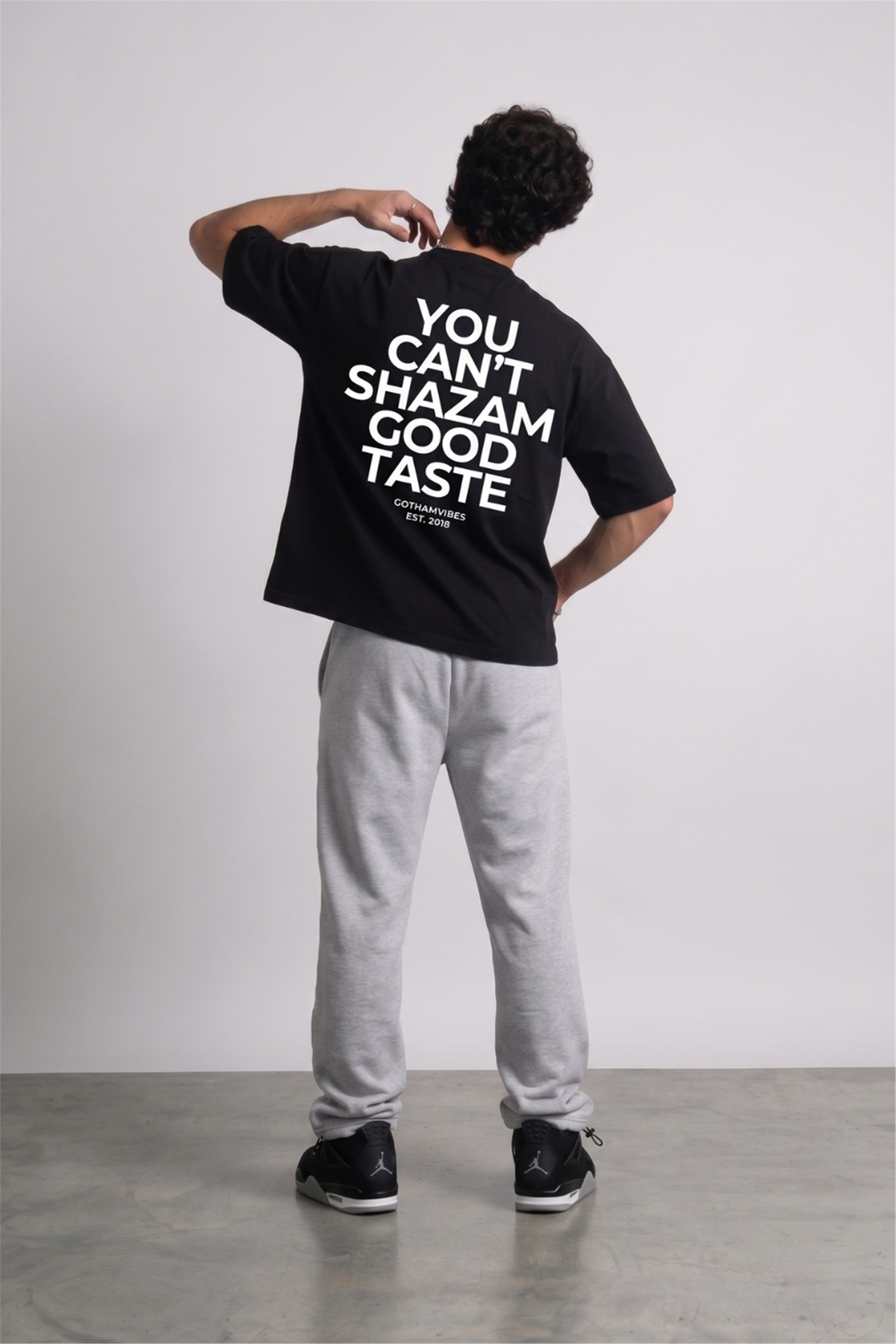 Boxy Shazam Siyah Premium T-Shirt