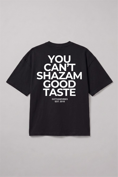 Boxy Shazam Siyah Premium T-Shirt