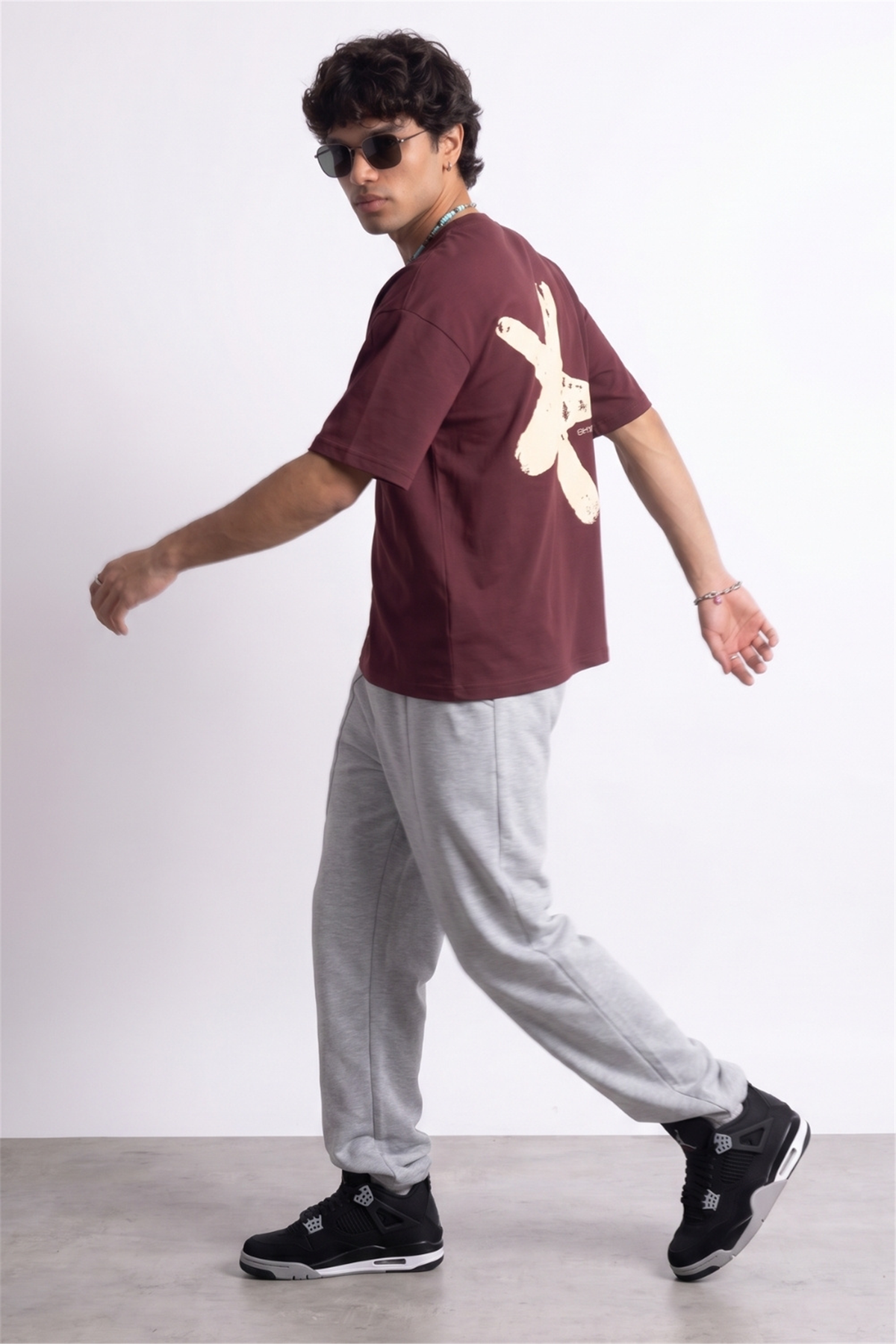 Boxy Star Bordo Premium T-Shirt