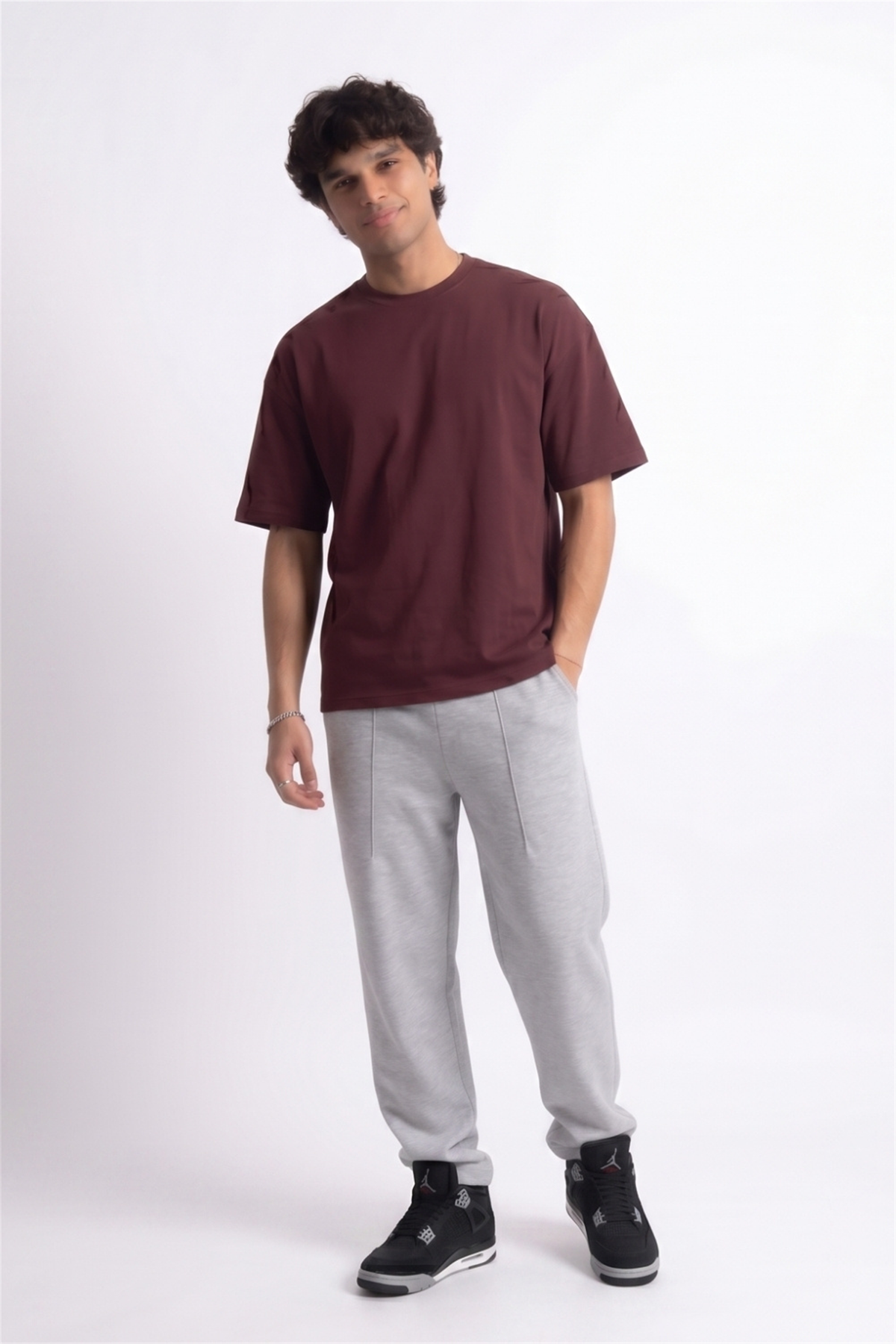 Boxy Star Bordo Premium T-Shirt