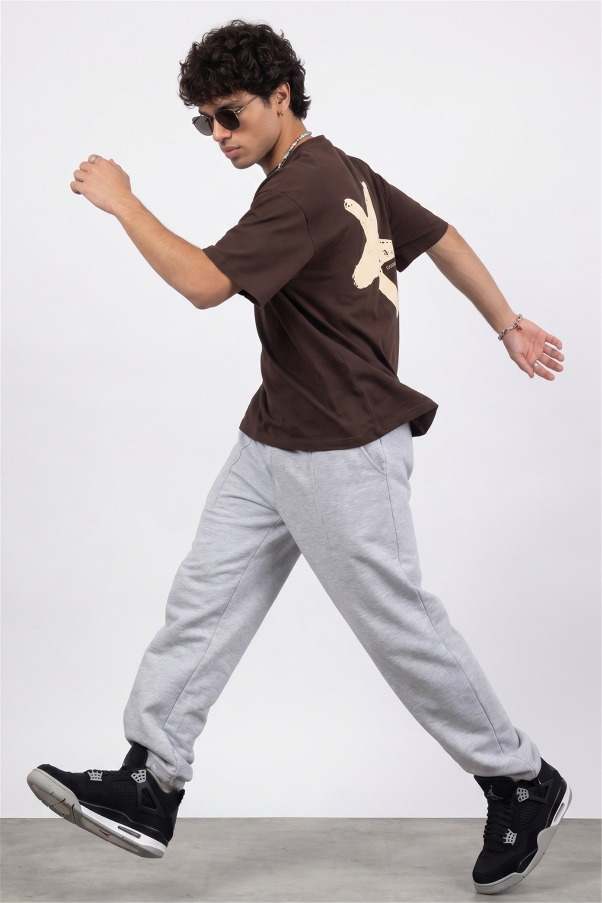 Boxy Star Kahverengi Premium T-Shirt