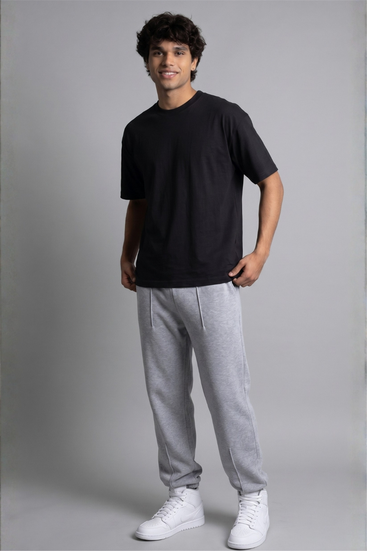 Boxy Star Siyah Premium T-Shirt