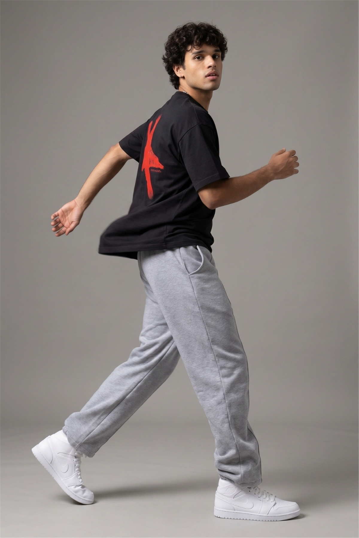 Boxy Star Siyah Premium T-Shirt
