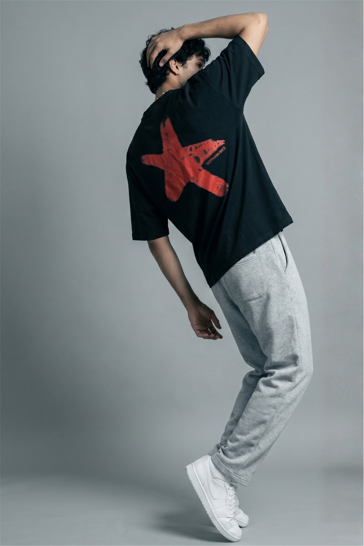 Boxy Star Siyah Premium T-Shirt