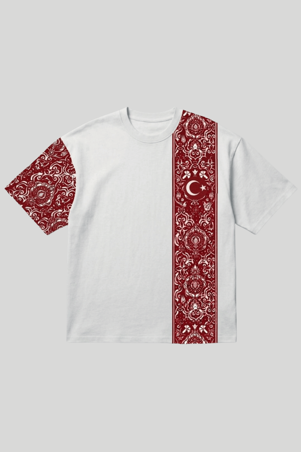 Boxy Türkiye Beyaz Premium T-Shirt