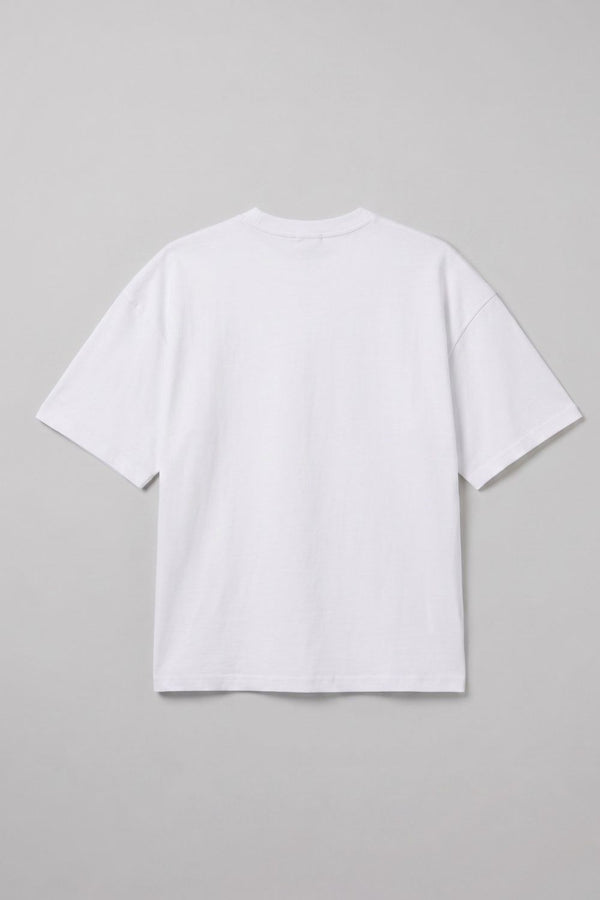 Erkek Chill Boxy Premium Beyaz T-Shirt