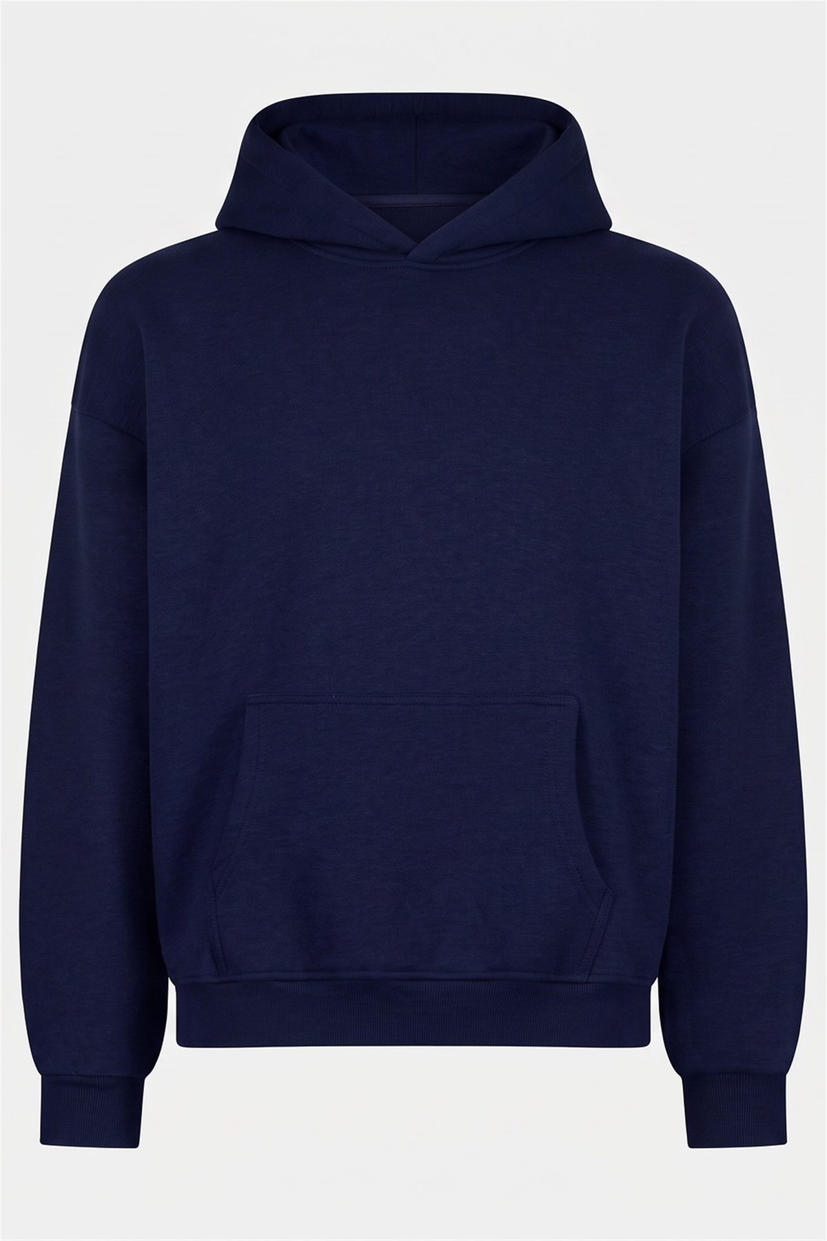 Erkek Chill Oversize Lacivert Hoodie