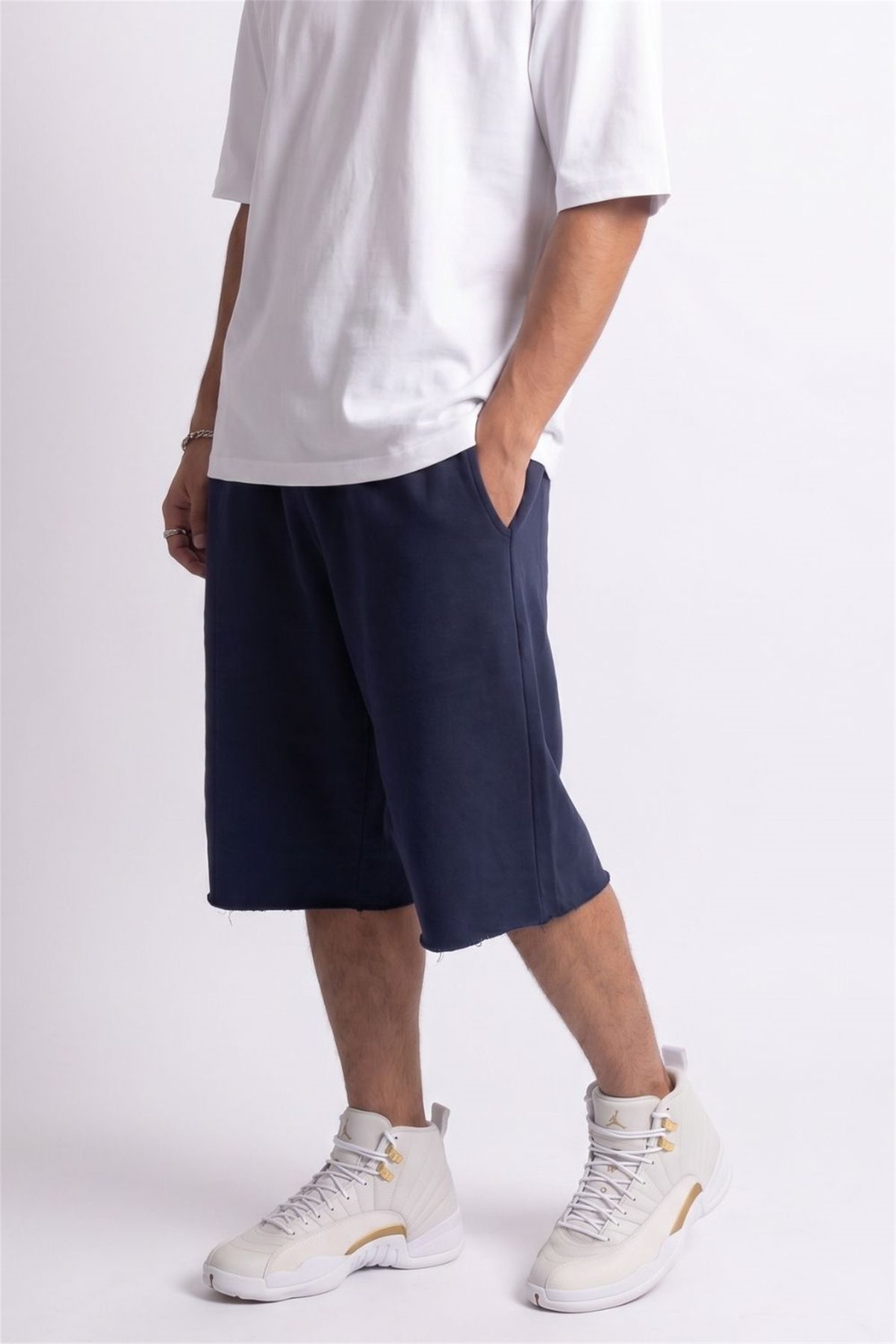 Erkek Yang Lacivert Jorts