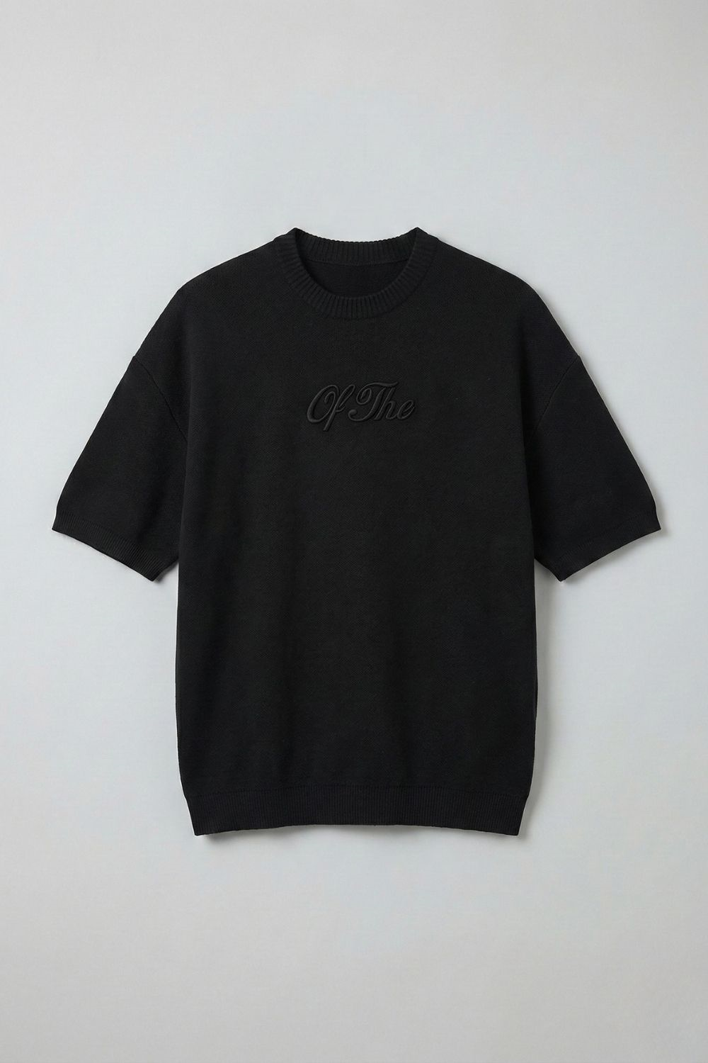 Erkek Of The Siyah Triko T-Shirt