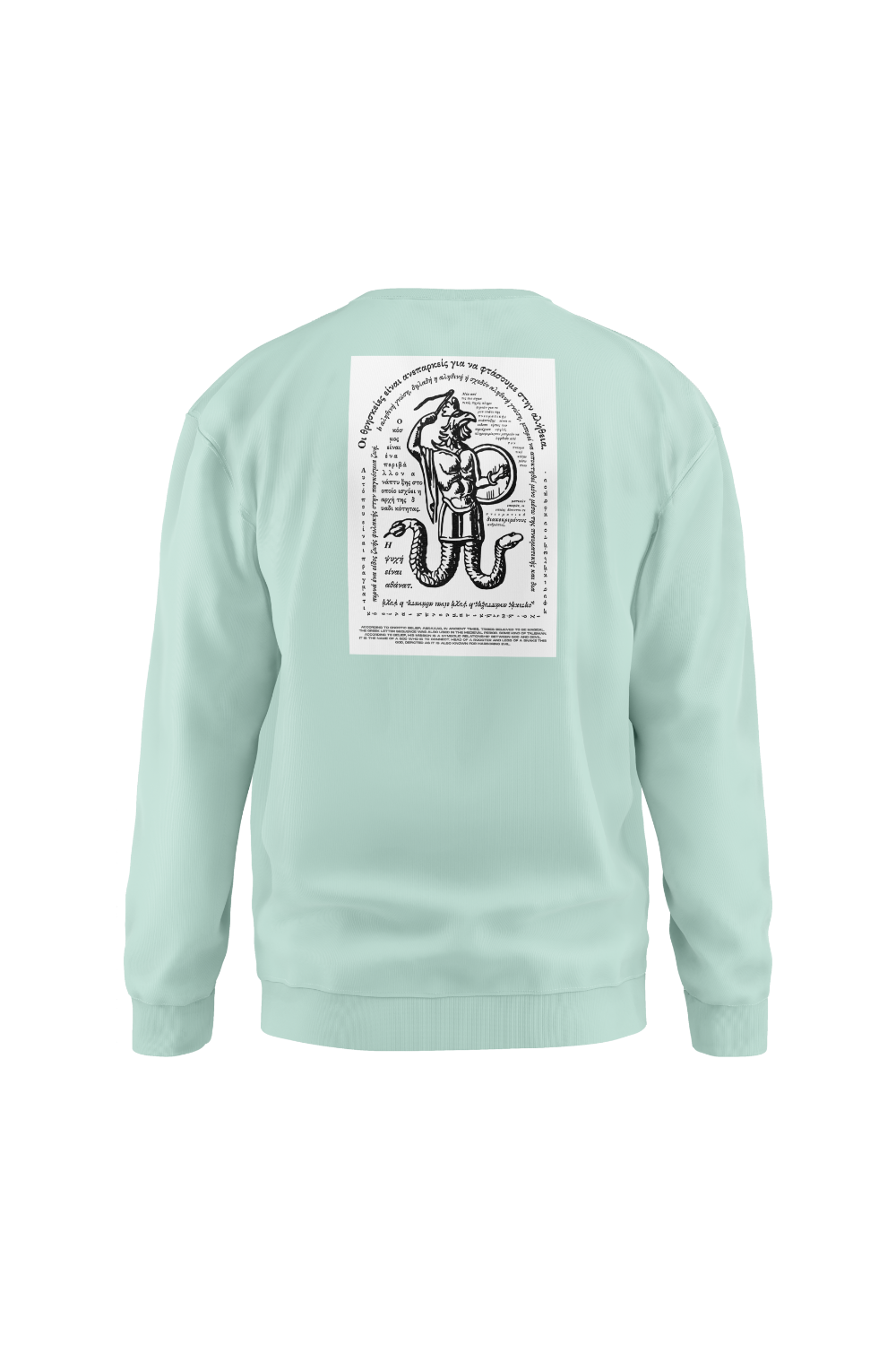Erkek Reincarnation Oversize Mint Sweatshirt