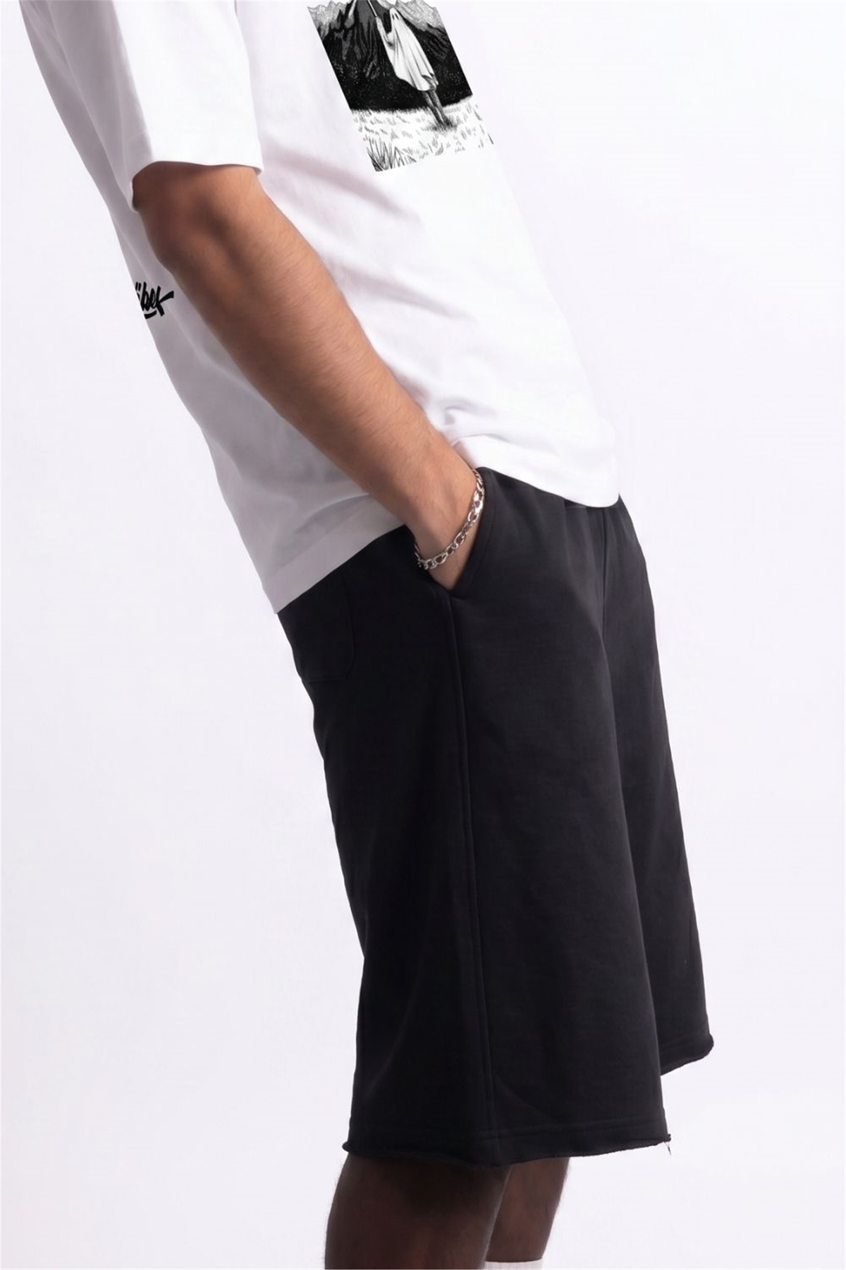 Erkek Yang Siyah Jorts
