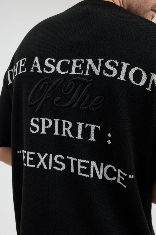Erkek Of The Siyah Triko T-Shirt