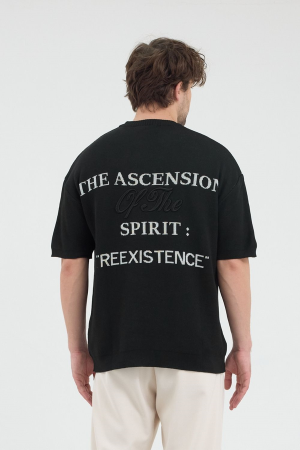Erkek Of The Siyah Triko T-Shirt