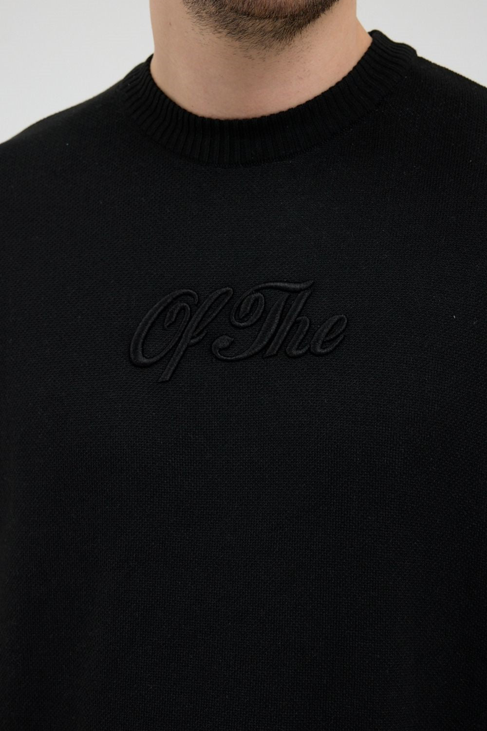 Erkek Of The Siyah Triko T-Shirt