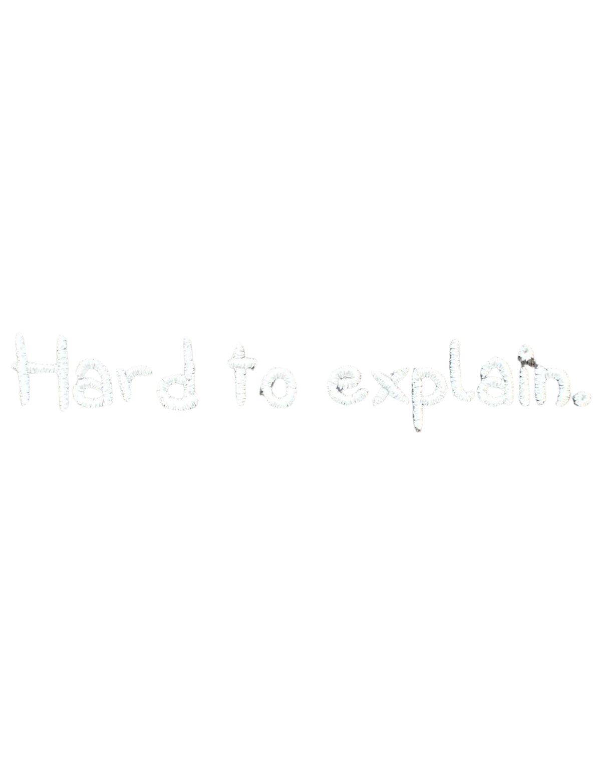Erkek Hard To Explain Oversize Siyah T-Shirt