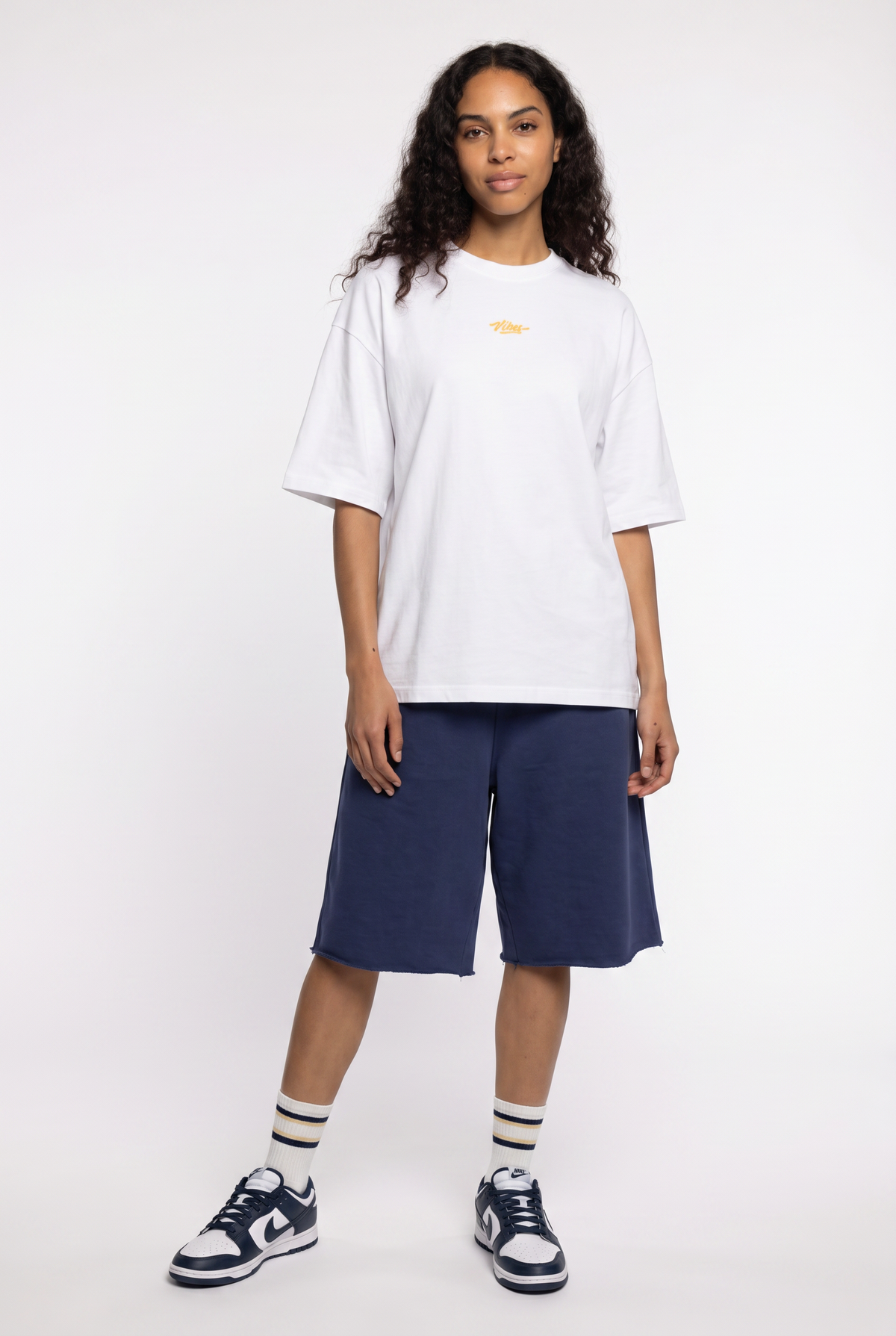 Kadın Amalfi Oversize Beyaz T-Shirt