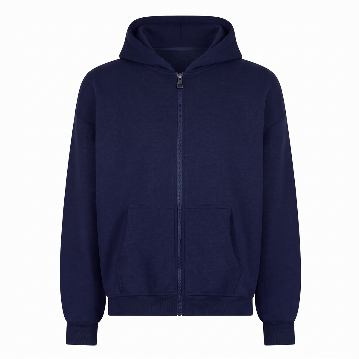 Kadın Chill Oversize Lacivert Zip Sweatshirt