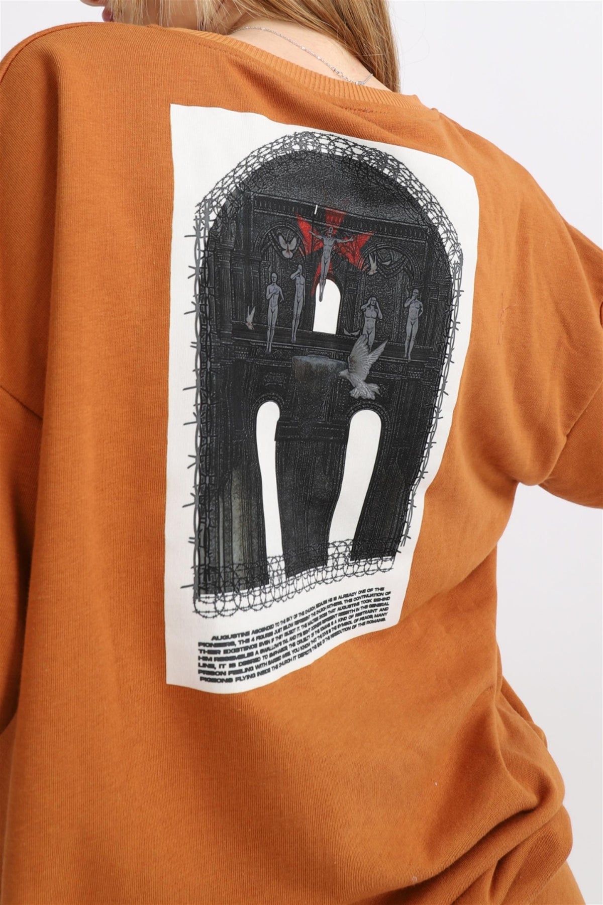 Kadın Reincarnation Oversize Tarc¸ın Sweatshirt
