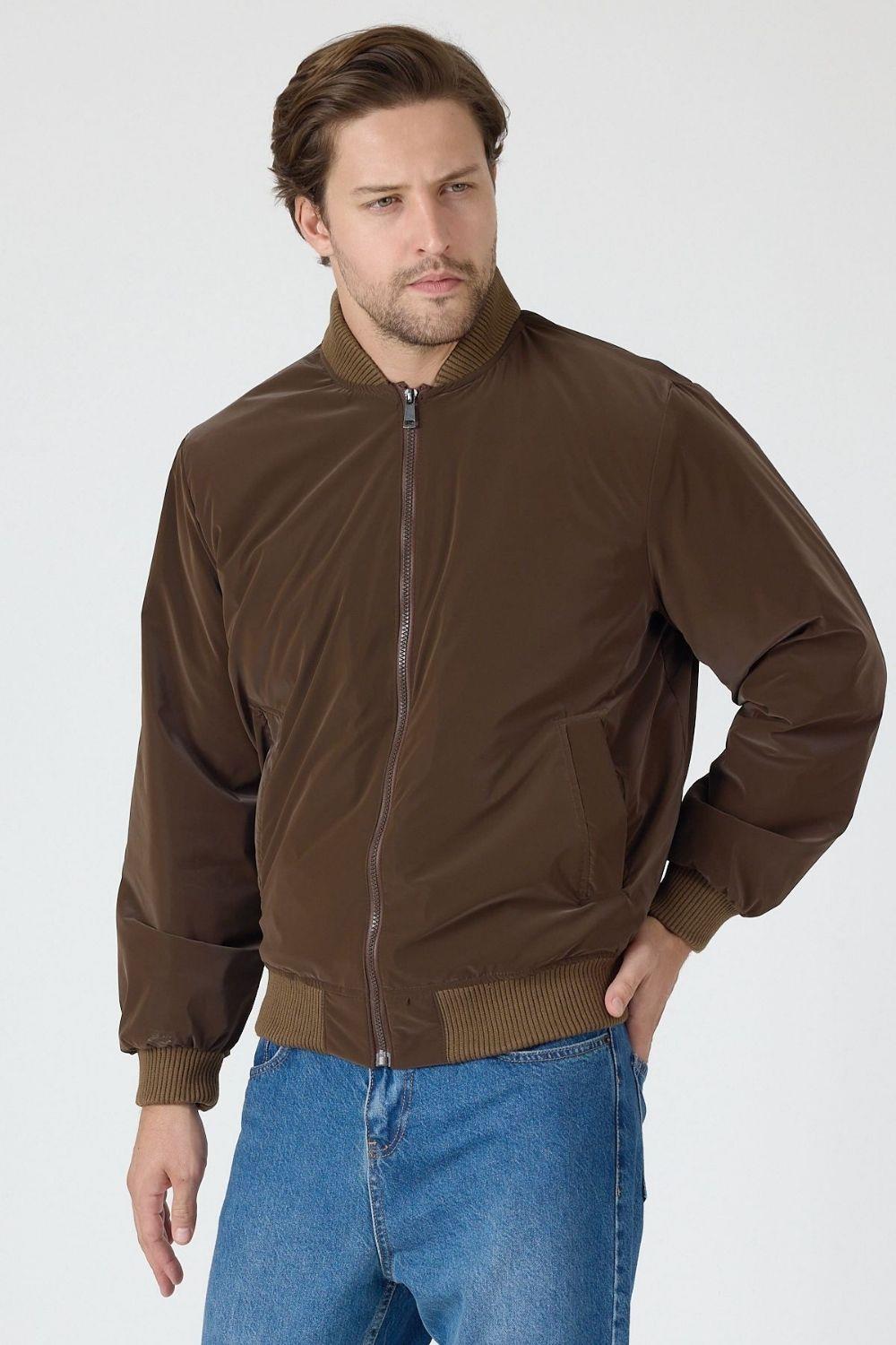 Vibes Bomber Kahverengi Ceket 014