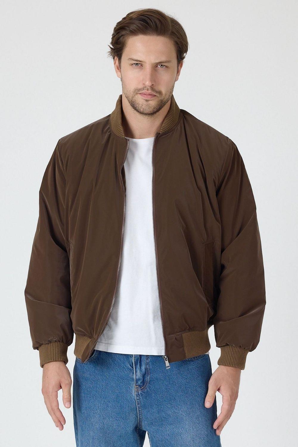 Vibes Bomber Kahverengi Ceket 014