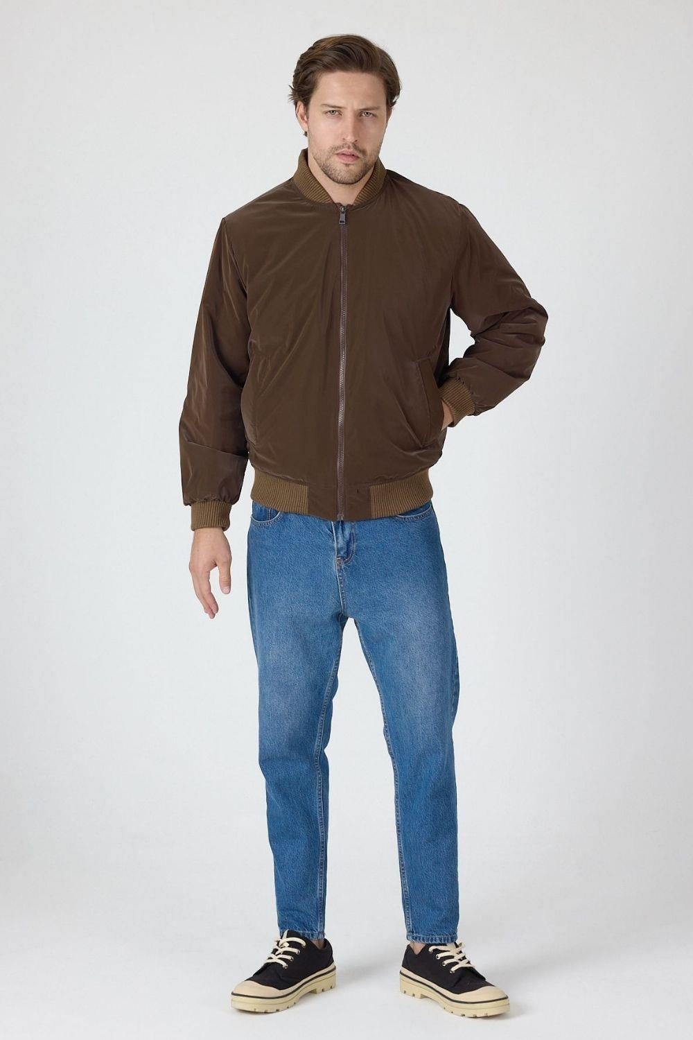 Vibes Bomber Kahverengi Ceket 014